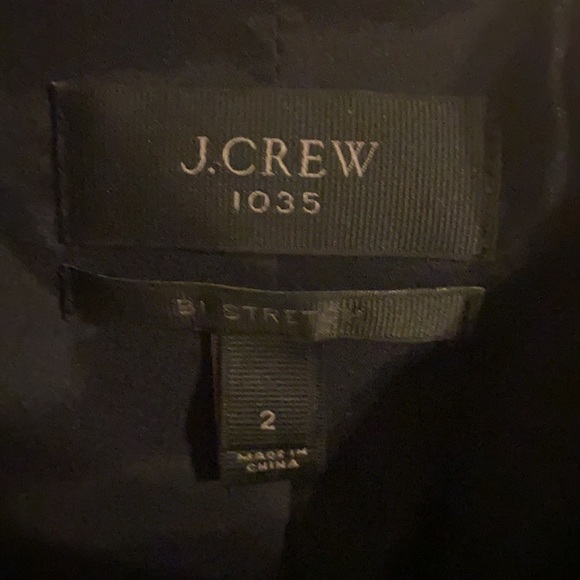 J CREW 1035 Tollegno 1900 Womens Jacket Navy Blazer - Picture 7 of 8